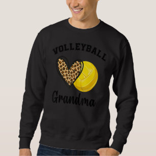 Sudadera Jugadores deportivos de Voleibol Abuela Leopard He