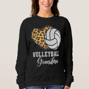Sudadera Jugadores deportivos de Voleibol Abuela Leopard He