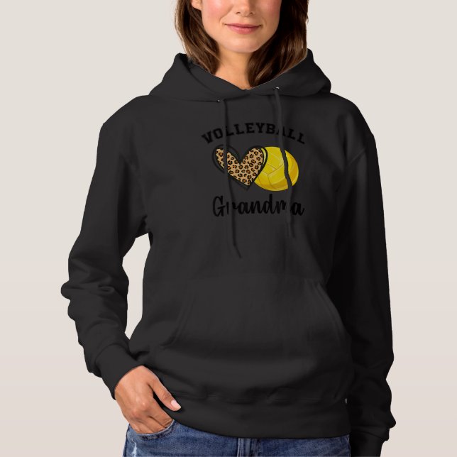 Sudadera Jugadores deportivos de Voleibol Abuela Leopard He (Anverso)