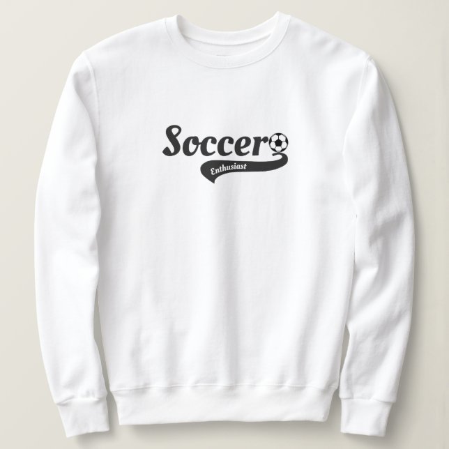 Sudadera Jugadores entusiastas del fútbol, aficionados, ent (Anverso del diseño)
