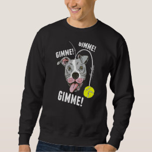 Sudadera Jugando Toro Pit Con Bulldog De Gimnasio De Pelota