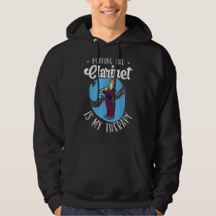 Sudadera Jugar Al Clarinet Es Mi Terapia Clarinetista Mus
