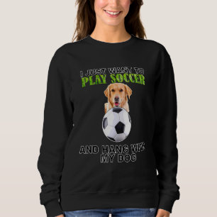 Sudadera Jugar al jugador Hang W Dog Golden Retriever