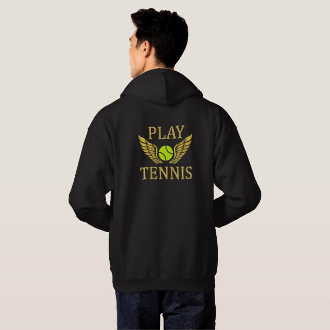 Sudadera Jugar al tenis (Reverso completo)