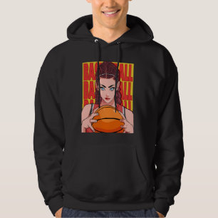 Sudadera Jugar como una Chica jugador de baloncesto jóven K