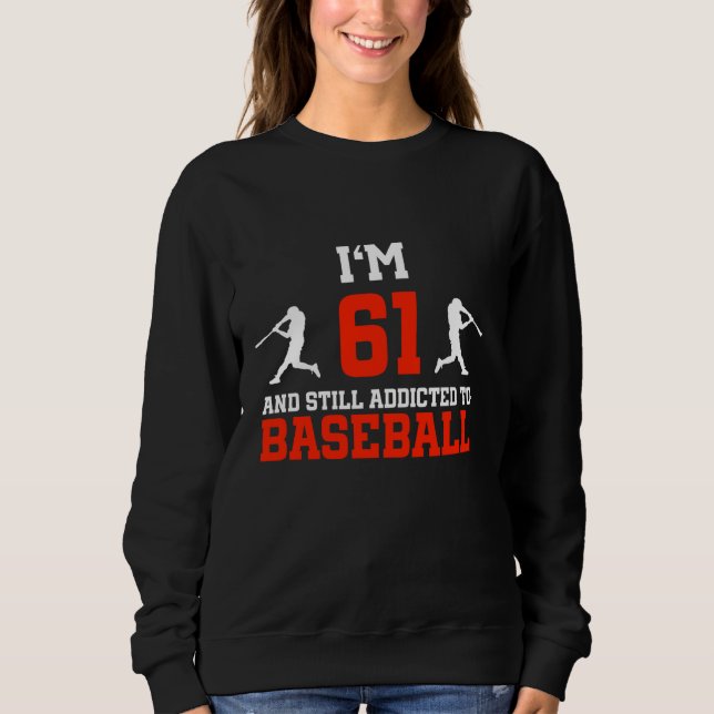 Sudadera Jugar de béisbol de 61 años de edad (Anverso)