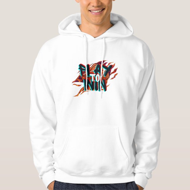 Sudadera jugar para ganar (Anverso)