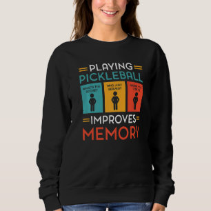 Sudadera Jugar Pickleball Mejora la Memoria de Juego de Pic