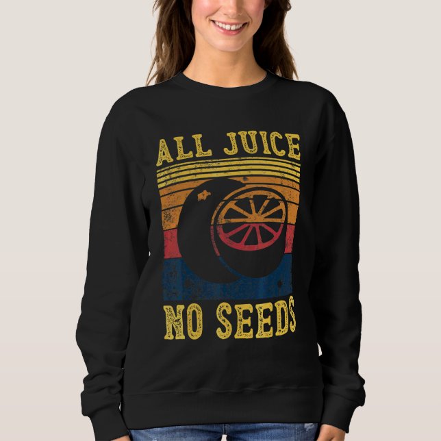 Sudadera Jugo 100 sin semillas Vasectomía Hombres (Anverso)