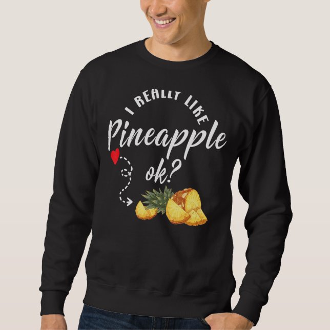 Sudadera Jugo de la planta de fruta de piña Graciosa Cita h (Anverso)
