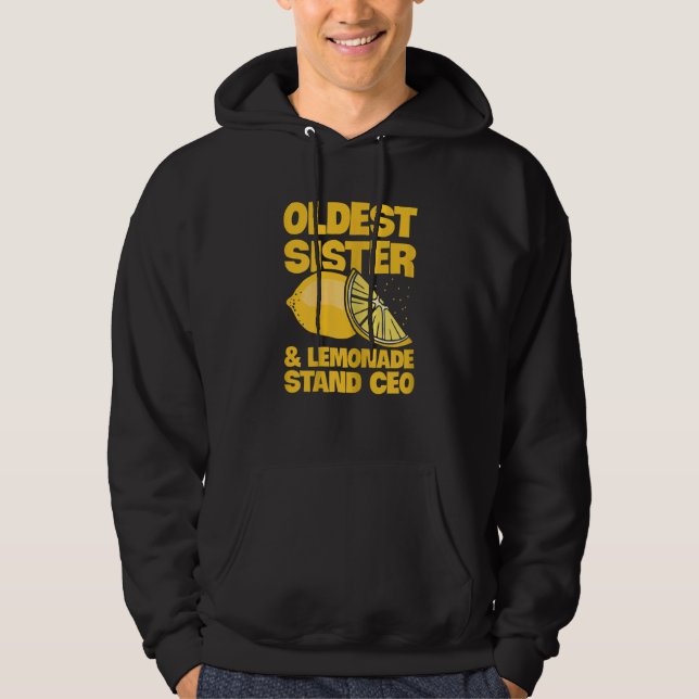 Sudadera Jugo de limón para tu hermana de Lemonade Stand (Anverso)