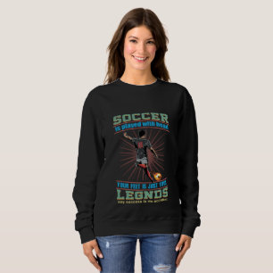 Sudadera Jugué Fútbol Con Mi Cabeza De Sudadero
