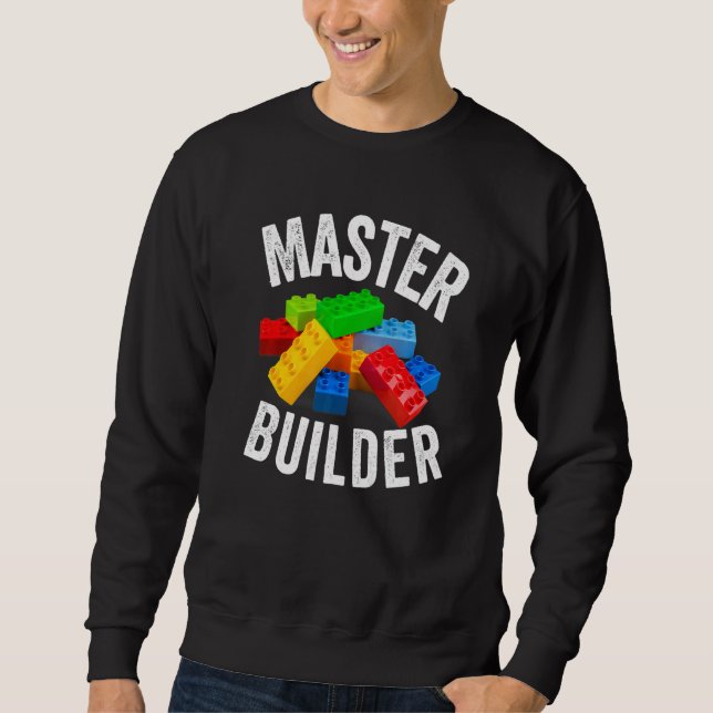 Sudadera Juguetes De Construcción De Bloques De Construcció (Anverso)