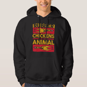 Sudadera Juguetes de goma de pollo Pollo de goma es mi espí