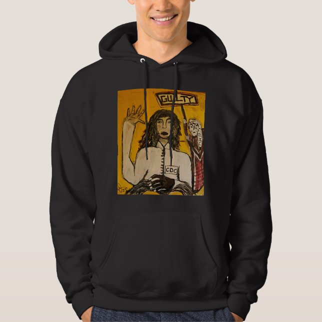 SUDADERA JUICIOS DE BRUJAS RASTA CULPABLES (Anverso)