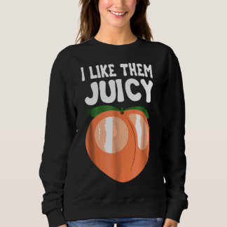 Sudadera Juicy Peach Nectarines Apricots Fruta Cesta