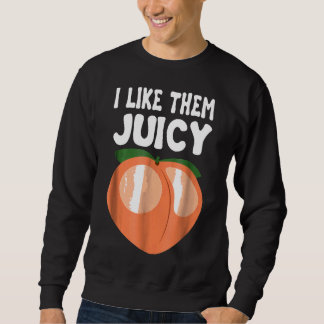 Sudadera Juicy Peach Nectarines Apricots Fruta Cesta