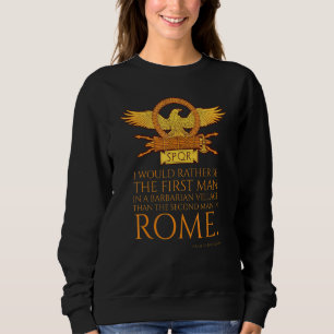 Sudadera Julio César Cita Roman Eagle Anciano