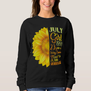 Sudadera Julio Chica 1999 23 Años De Ser Sunshine Mezclado