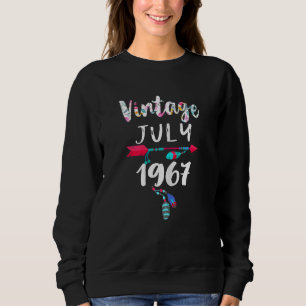 Sudadera Julio Chicas 1967 55º cumpleaños 55 años de edad