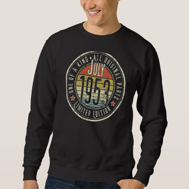 Sudadera Julio de 1953, 69 años (Anverso)