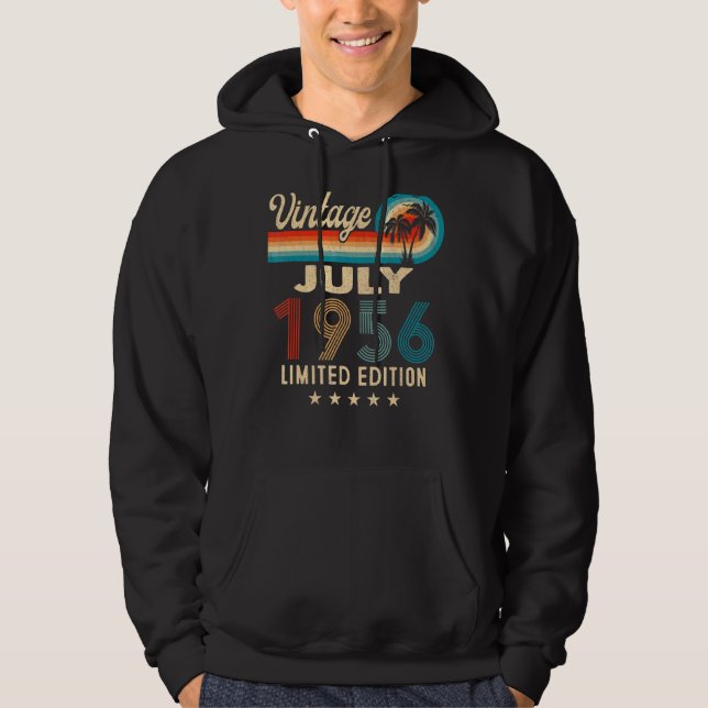 Sudadera Julio de 1956 66ª cosecha de cumpleaños (Anverso)