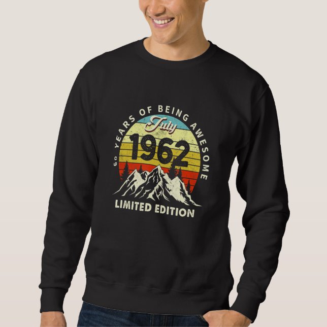 Sudadera Julio de 1962, 60 años (Anverso)