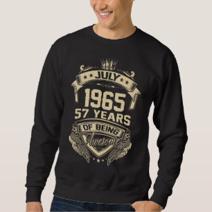 Sudadera Julio De 1965 57 Años De Asombro