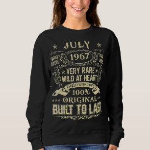 Sudadera Julio de 1967 55 años 55º cumpleaños