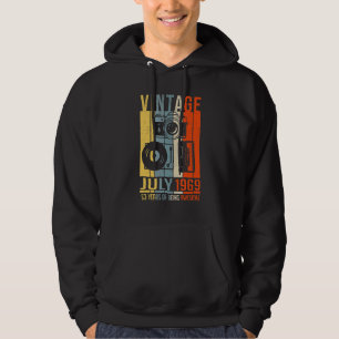 Sudadera Julio De 1969 53 Año De Ser Increíble