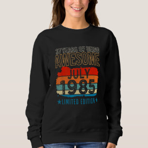 Sudadera Julio de 1985, 37 años
