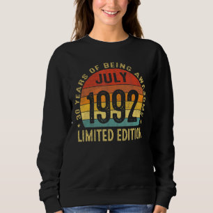 Sudadera Julio de 1992, 30 años