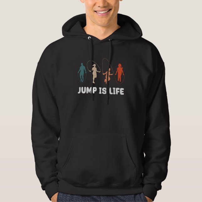 Sudadera Jump Is Life Jump Rope Fitness (Anverso)