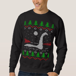 Sudadera Jumper de Navidades feos de Loch Ness Monster