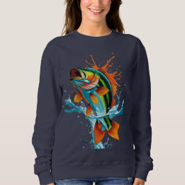 Sudadera Jumping Colorful Fish – Women’s Sweatshirt