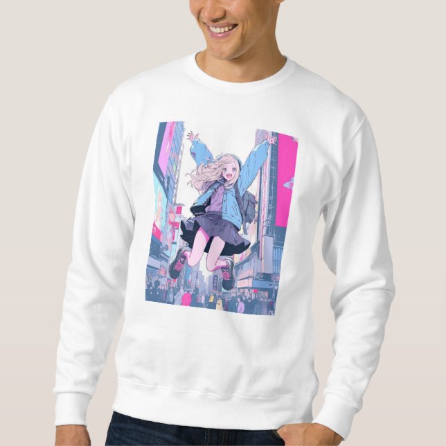 Sudadera Jumping JK スウェット｜寿司娘 Sweat GenerativeAI (Anverso)