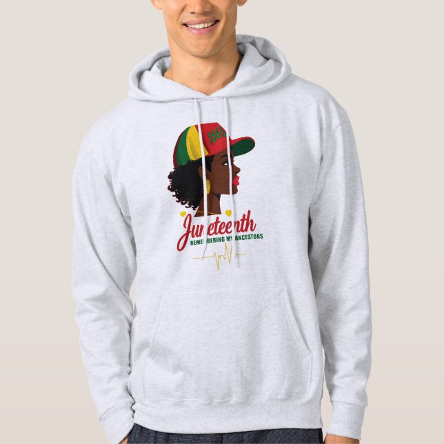 Sudadera Juneteenth Pride – 1865 Heritage Tribute (Anverso)