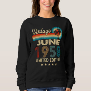 Sudadera Junio de 1958 64ª cosecha de cumpleaños