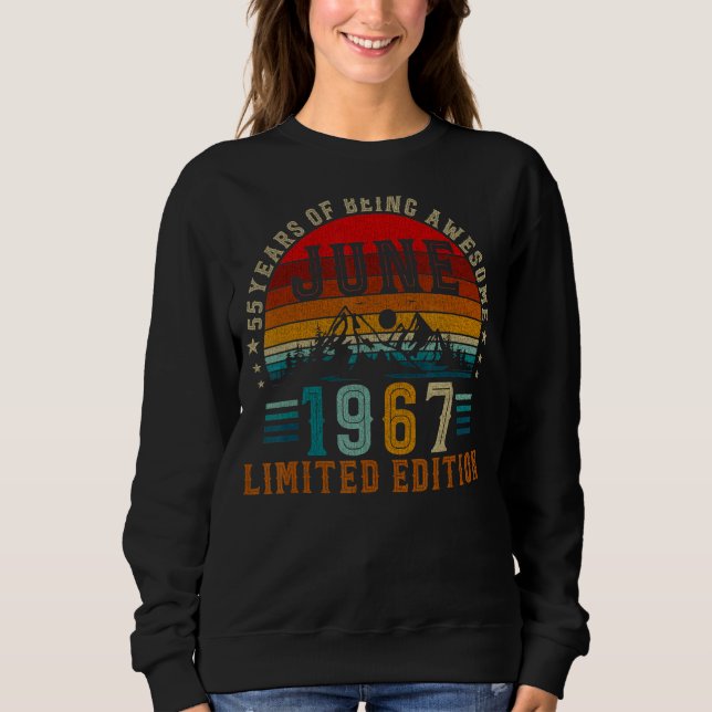 Sudadera Junio de 1967: 55º cumpleaños (Anverso)