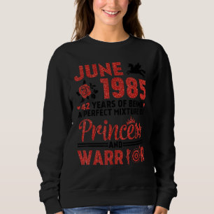 Sudadera Junio De 1985 37 Años De Ser La Mezcla Perfecta Pr