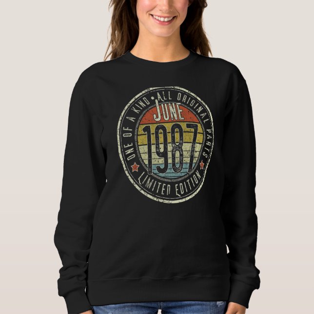 Sudadera Junio de 1987, 35 años (Anverso)