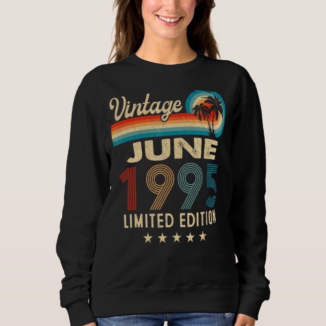 Sudadera Junio de 1995 27ª cosecha de cumpleaños (Anverso)