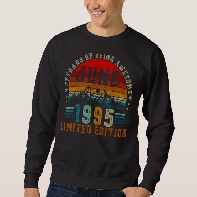Sudadera Junio de 1995, 27 años (Anverso)