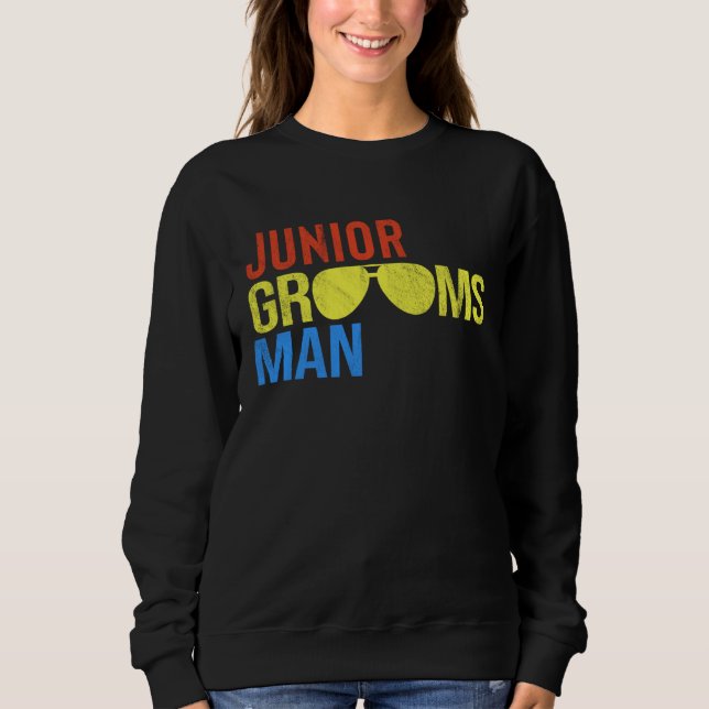 Sudadera Junior Groomsman Boys Bridal Party (Anverso)