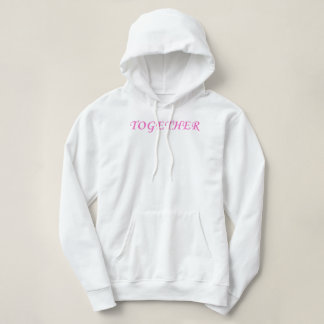 Sudadera Juntas Lindas Parejas de Corazón Dividido Mujeres