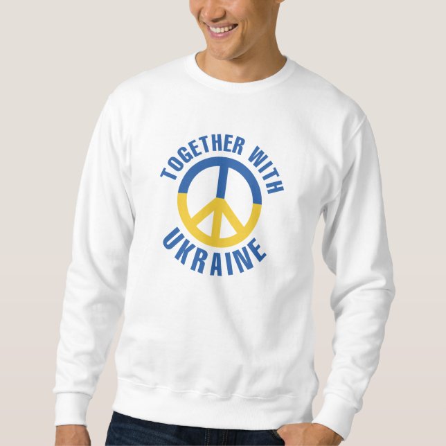 Sudadera Junto con Ucrania (Anverso)