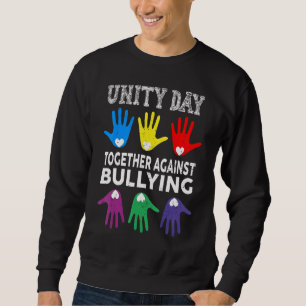 Sudadera Juntos Contra el Acoso Orange Unidad Anti Bullying