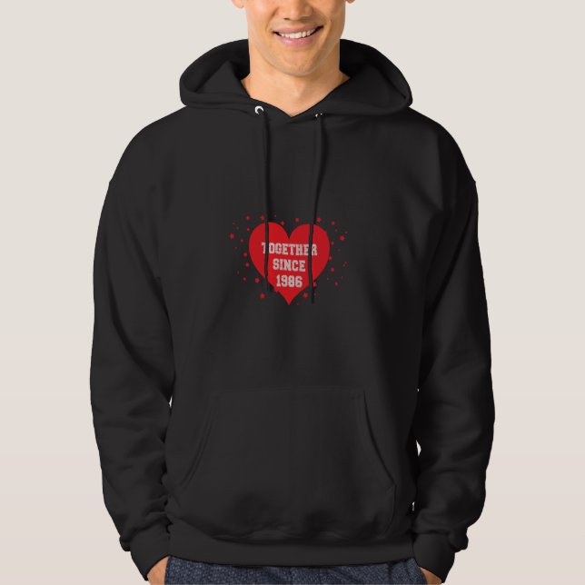 Sudadera Juntos Desde 1986 (Anverso)