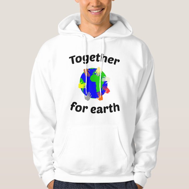 Sudadera juntos por la tierra (Anverso)