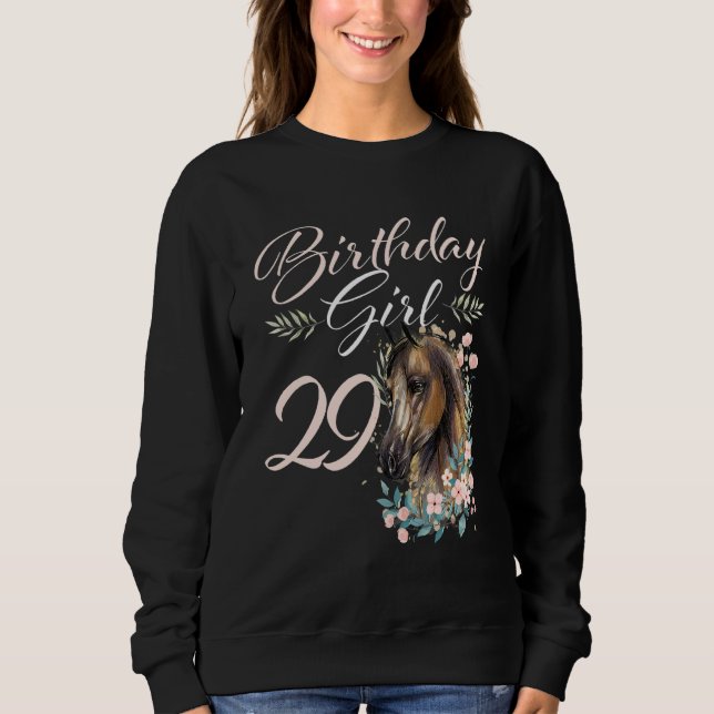 Sudadera Jurel Chica de cumpleaños 29 años cumpleaños (Anverso)